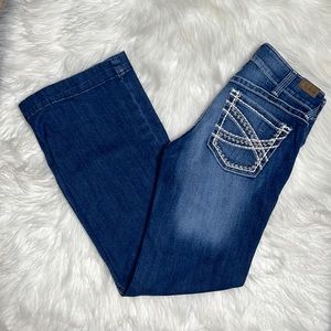 Ariat Women’s REAL Entwined Medium Wash Boot Cut Stretch Jeans